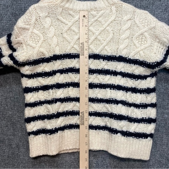 Sezane James Jumper Ecru/Navy XS - Picture 8 of 9